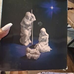 Vintage Avon Nativity Collectable's "Holy Family" Porcelain Figurines- Christmas